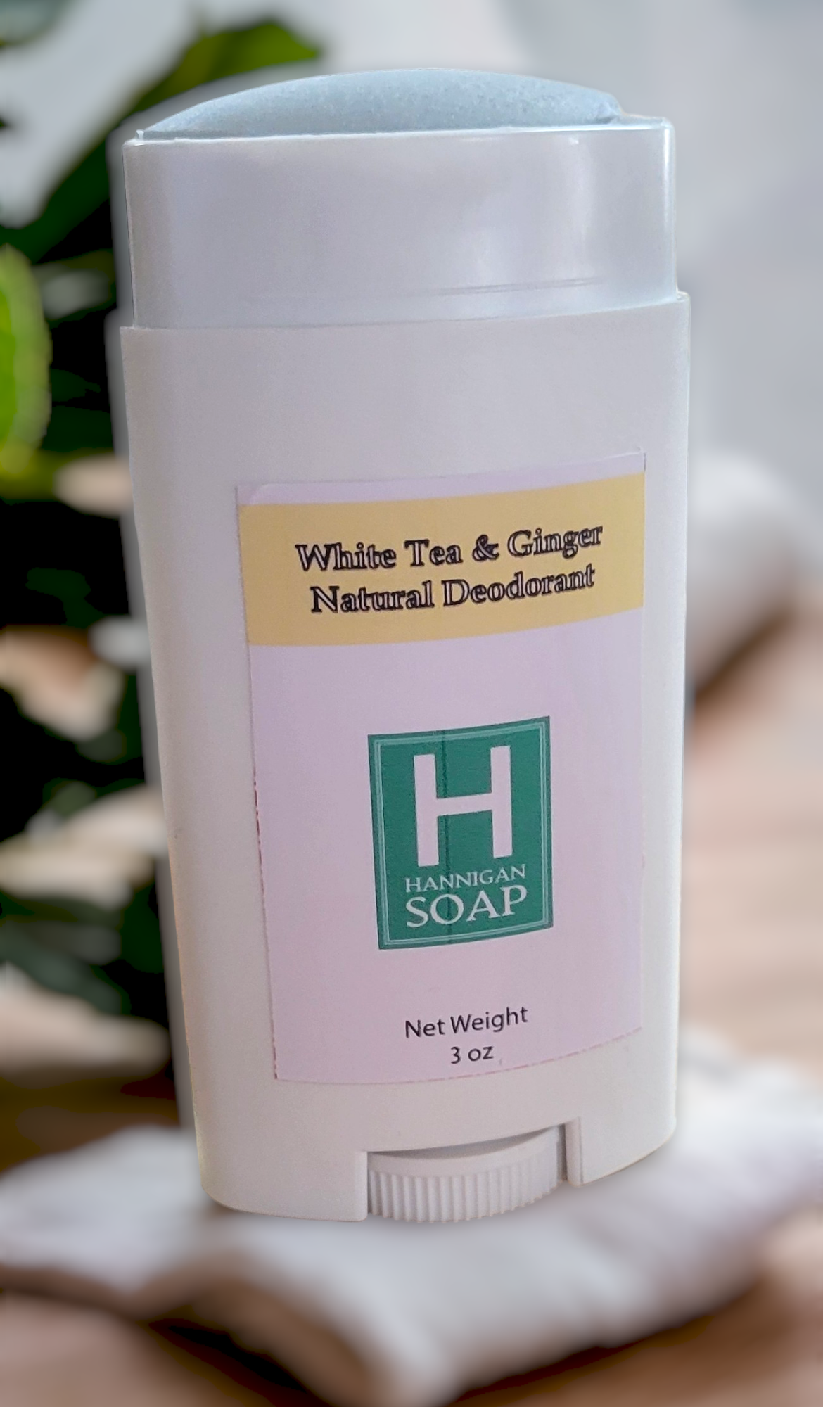 White Tea & Ginger Deodorant - Hannigan Soap